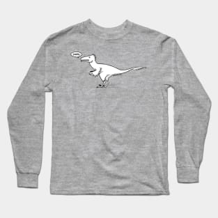 Cartoon Velociraptor Long Sleeve T-Shirt